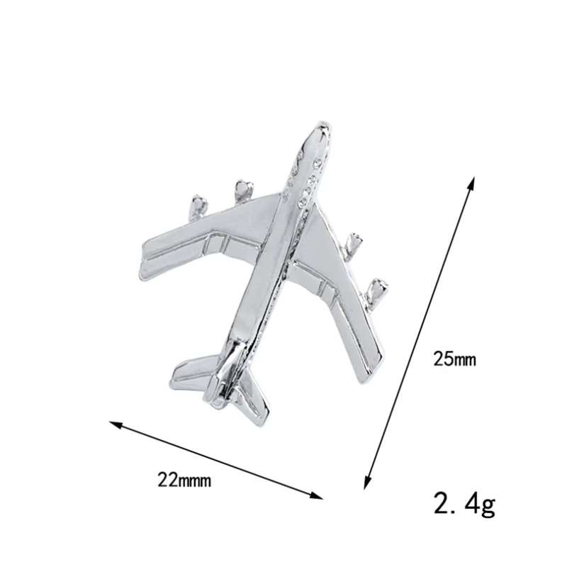 Мужская брошь на воротник маленький самолет брошь струйный полёт лацкан значок для мужчин костюм свитер шаль Пряжка Брошь на воротник es аксессуары