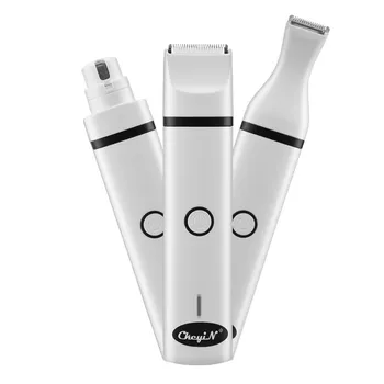

3 In 1 Rechargeable Cat Dog Hair Trimmer Electric Pet Hair Clipper Grooming Pets Feet Nails Grinder Haircut Machine Hair Cut