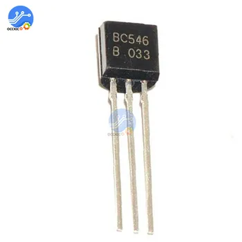 

50Pcs BC546 TO-92 NPN 65V 0.1A Transistor New Original