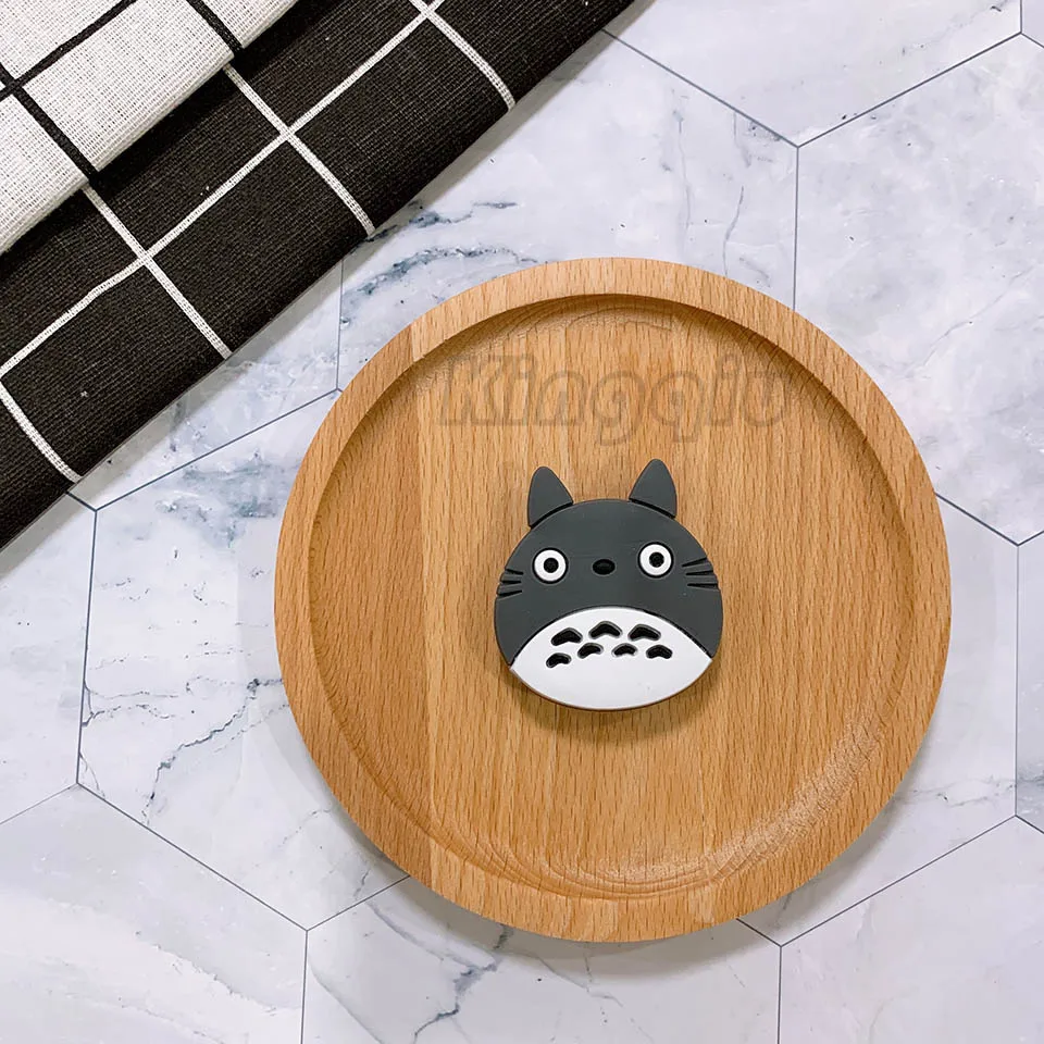 Totoro Мультяшные универсальные кольца для мобильного телефона, держатель для всех телефонов, расширяющаяся подставка для телефона, автомобильный держатель для телефона - Цвет: Totoro