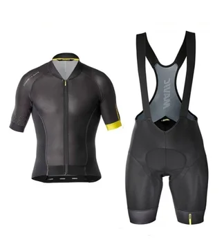 

New 2019 Mavic cycling jersey high quality short sleeve Cycling racing team shorts kit shorts set