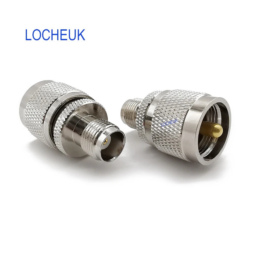 

1PCS Brass 50ohm UHF Male to TNC Female PL-259 RF Coaxial Straight Adapter UHF Plug to TNC Jack PL259 RF Coax Wire Connector
