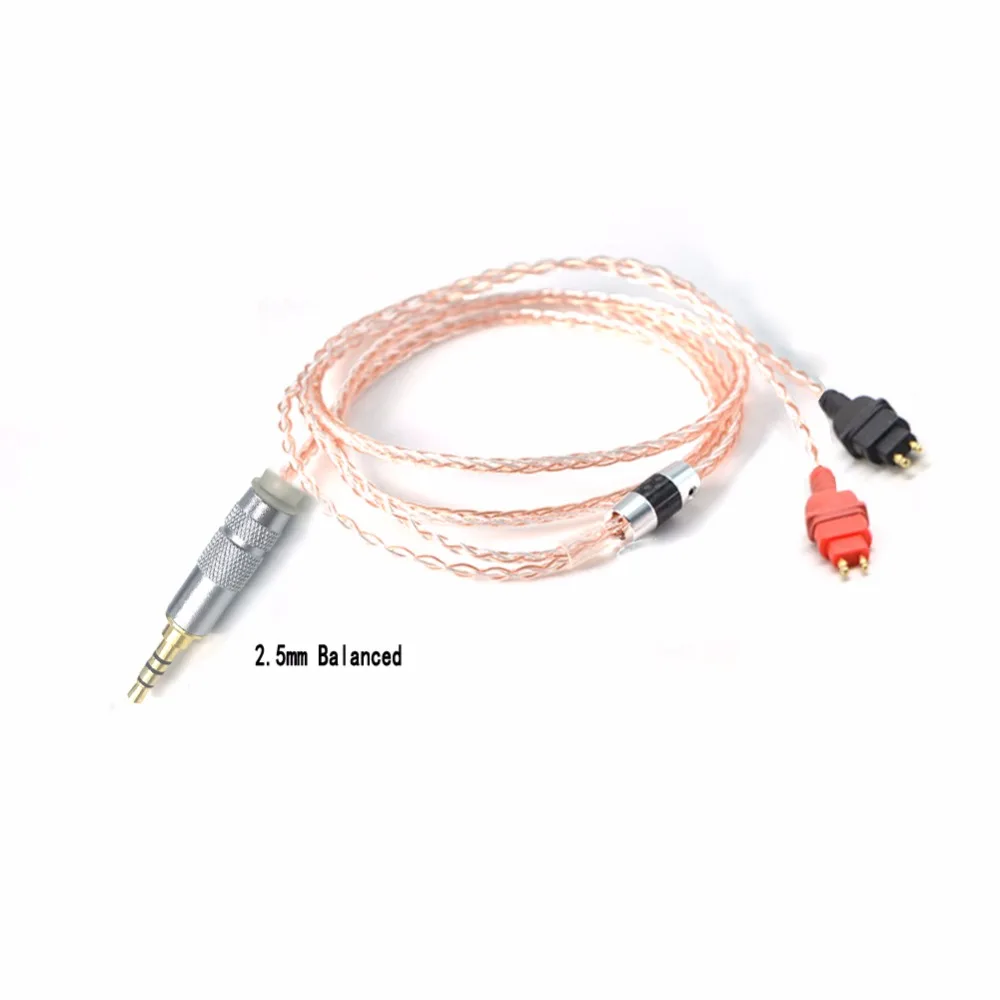Thouliess HIFI Handmade Replacement Audio Cable Cords for Sennheise Headphone HD600 HD650 HD525 HD545 HD565 HD580 Headphones