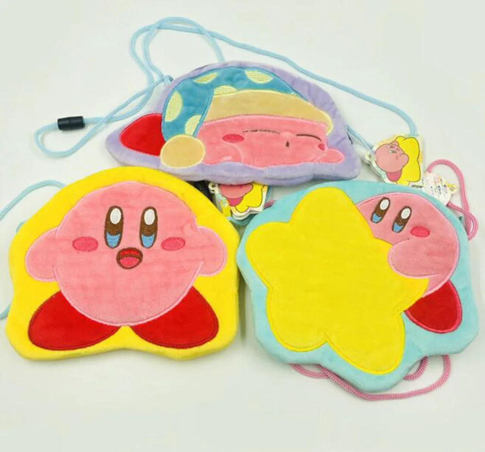 Mix up EMS 100/лот 3 вида стилей Kirby 17X14 см плюшевая сумка на плечо Монета Сумка игрушка - Цвет: Mix up
