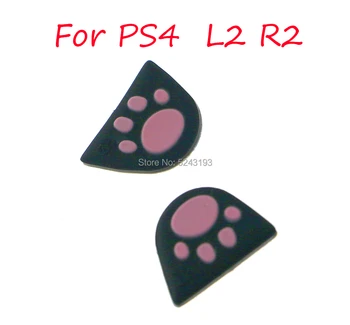 

Silicone Cat Paw L2 R2 Trigger Buttons Sticker Cover Case for Sony Playstation Dualshock 4 DS4 PS4 Pro Slim Controller Gamepad