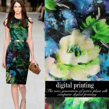 Весна Хуэй женское платье юбка водолазка из шелка тутового шелкопряда Шелковый цветок Шелковый порошок огранка широкие специальные ткани