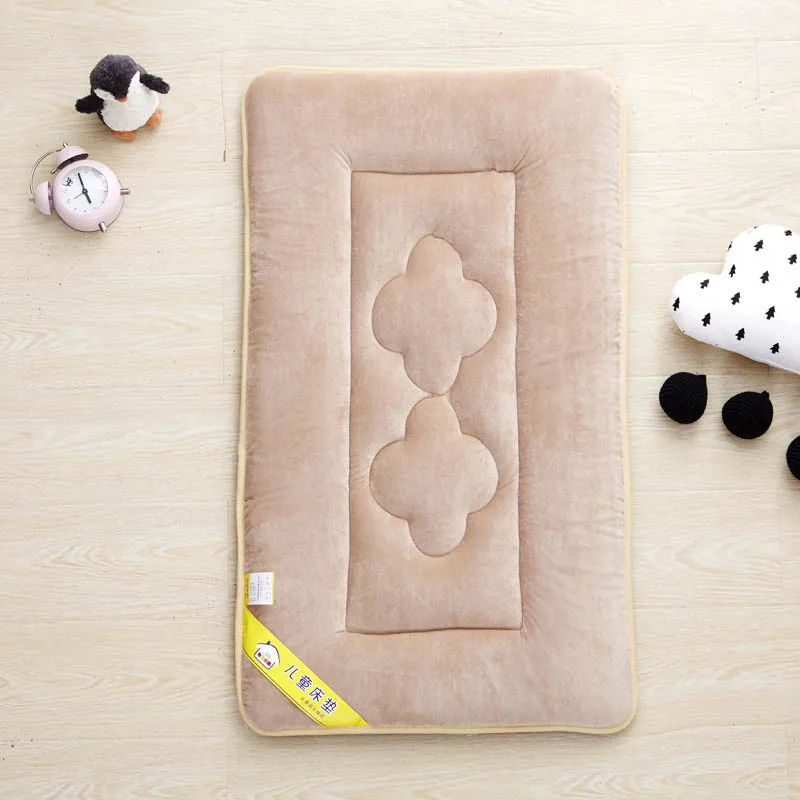 Baby Bed Sheet Warm Thick Breathable Baby Bed Mattress Bedding Velvet Crib Mattress Dual Summer And Winter Soft Newborn Cot Pad