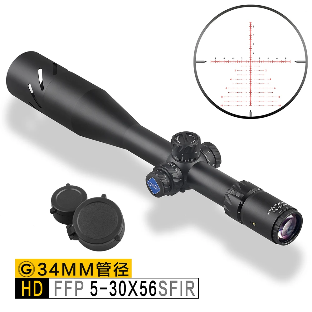 

Discovery HD FFP 5-30X56SFIR Military Long Range Military Hunting Air Gun Scope for Rifle