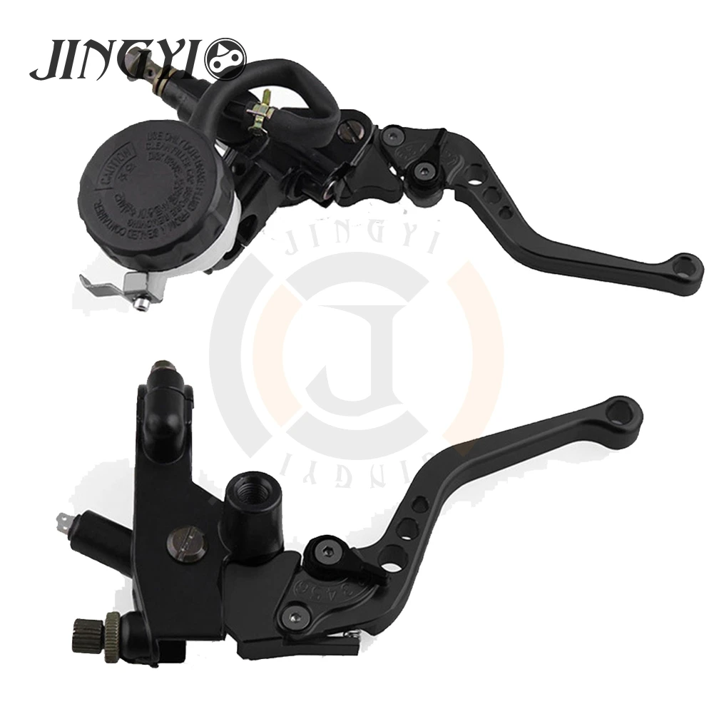 

CNC Motorcycle Brake Clutch Levers Master Cylinder Reservoir Set For yamaha fjr1300 bmw f 650 gs triumph tiger 800 yamaha bws