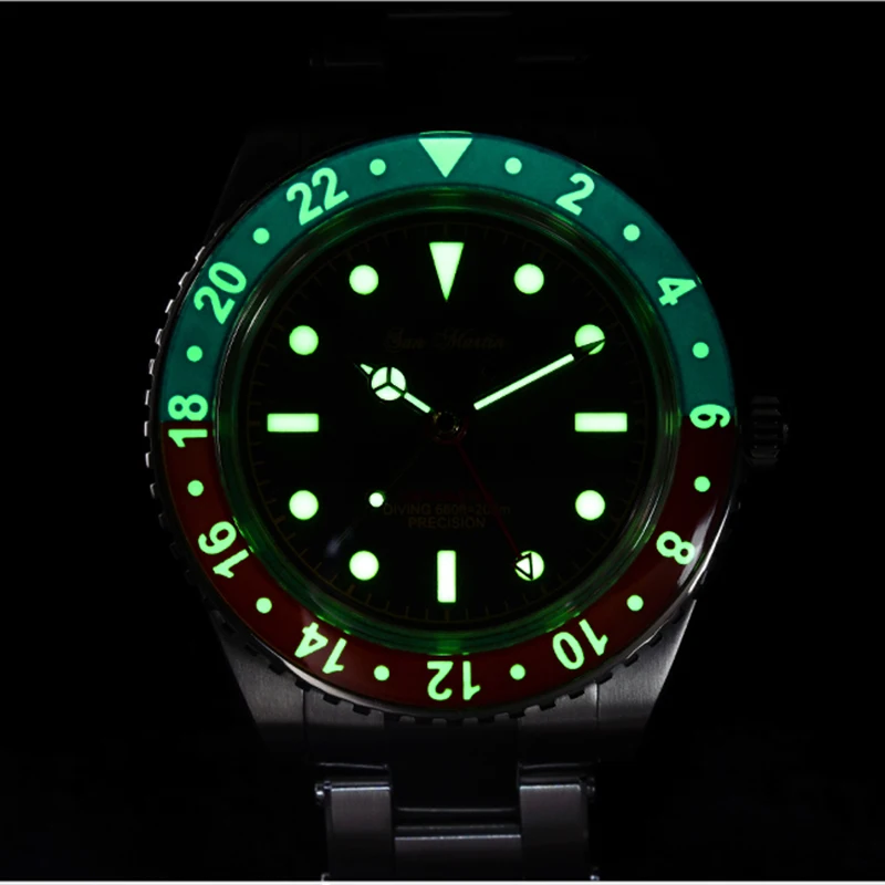 San Martin Vintage Gmt Sn005 6542 Stainless Steel Retro Men Watches Water  Ghost Luxury Automatic Mechanical Male Wrist Watch Men - Mechanical  Wristwatches - AliExpress