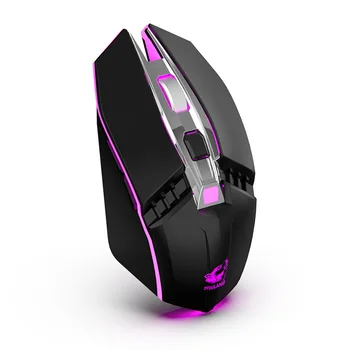 

Wireless Gaming Mouse Rechargeable LED Light Optical Mice for PC JR Deals