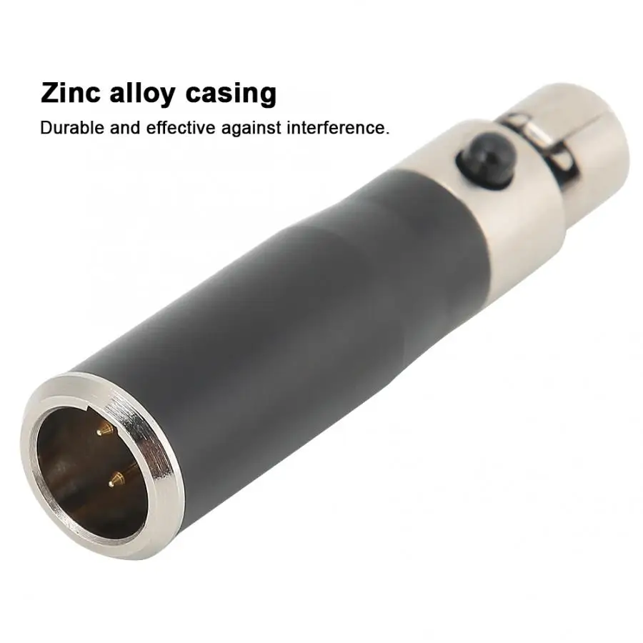 Разъем 2 шт. Mini XLR 3pin штекер для Mini XLR 4pin женский корпус из цинкового сплава аудио адаптер разъем динамик терминал