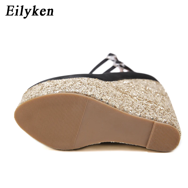 Eilyken/шелковые туфли на платформе и высоком каблуке; Фетиш насосы с круглым носком; Туфли-лодочки на очень высоком каблуке; женская обувь; сезон весна-осень