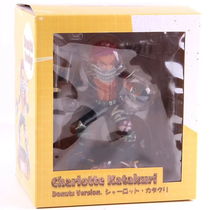 Аниме one piece Charlotte Katakuri пончики версия ПВХ Katakuri one piece фигурка Коллекционная модель игрушки