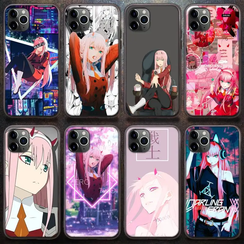 Платье для девочек в стиле аниме Хиро ноль два Darling Franxx Чехол мобильного телефона