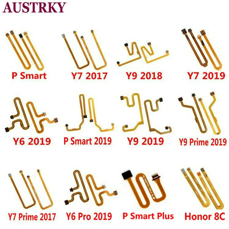 Сканер отпечатков пальцев для Huawei Y6 Y7 Prime Pro 2017 Y9 2018 P Smart Plus 2019 8C | Мобильные