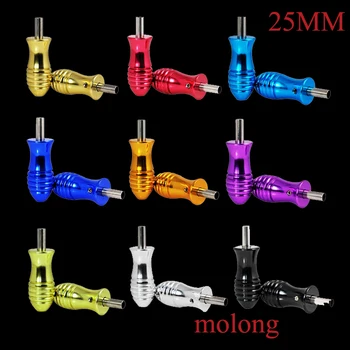 

Newest 2020 7pcs 25MM Aluminum Alloy Tattoo Grip With Back Stem 25mm Handle Grip Tattoo Tube Tip Kit Multi Color Free Shipping