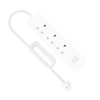 

WiFi Smart Power Strip Socket Voice Control Timer Switch Power Strip Outlet 3 AC Outlets 2 USB Port for Alexa Google Home