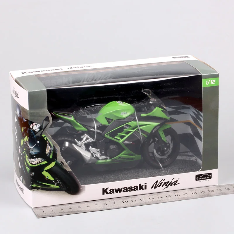 1/12 scale Automaxx Kawasaki Ninja 300 250R SE model Motorcycle bike diecast toy