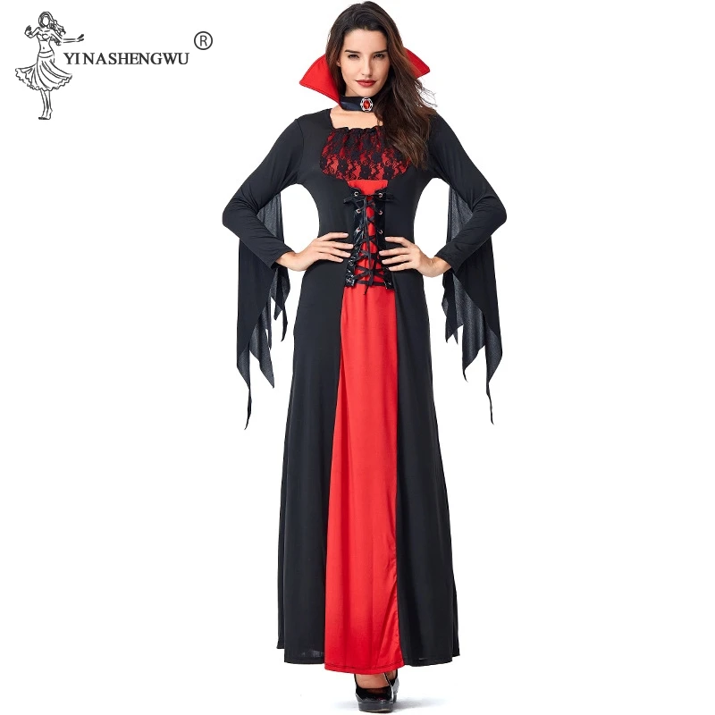 Red and black witch costume Clearance