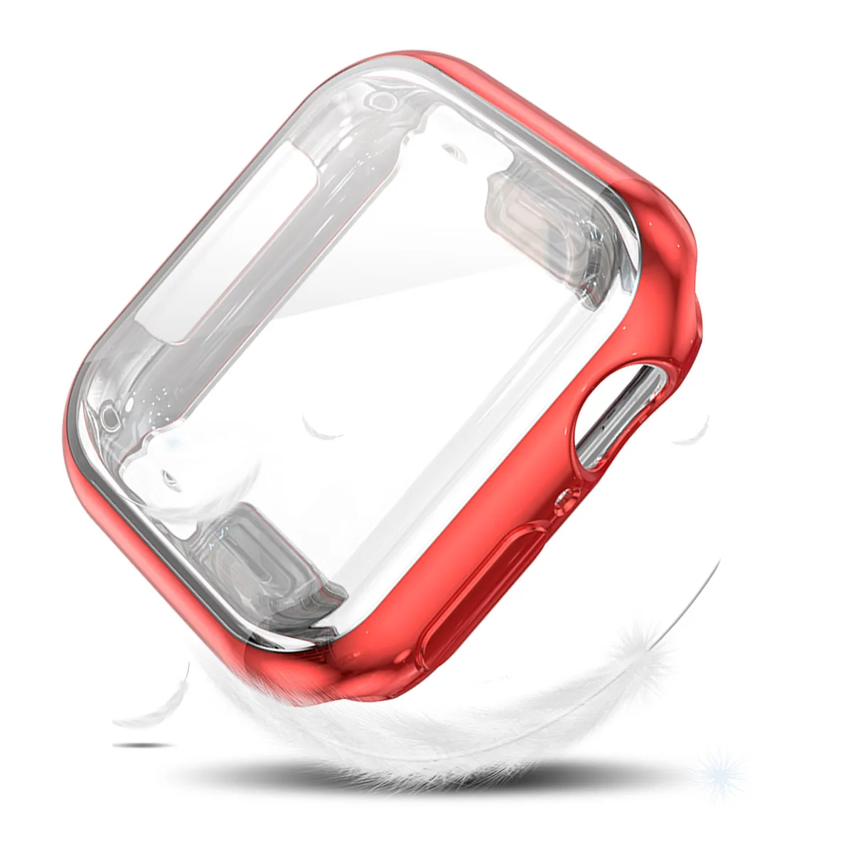 Для Apple Watch series 5 4 3 2 1 ремешок корпус 42 мм 38 м 40 мм 44 мм тонкий пластиковый чехол протектор для iWatch 4 44 мм чехол для часов - Цвет: 3