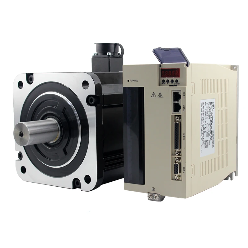 

AC servo motor 4.5KW 3phase AC380V 21.5Nm 2000rpm Flange180 180st-M21520 4.5kw servo motor with driver kit for CNC milling