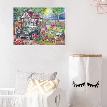 

5D DIY Diamond Painting Car Women Full Drill Cross Stitch Craft Cross Embroidery Eco-friendly Embroidery Mosaic Gift