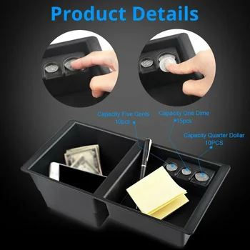 

For Chevrolet GMC Yukon 2014-2019 Armrest Storage Box Interior Bin Container New