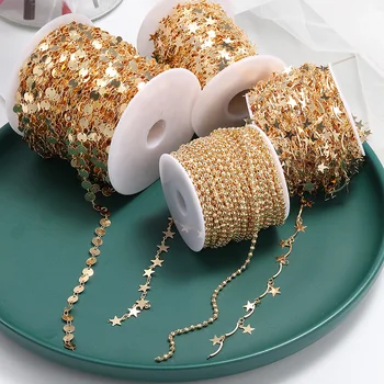 

DIY Bracelet Necklace Making Chain Earrings Long Chain Accessories Material Lady Jewelry Anklet Making Supplies