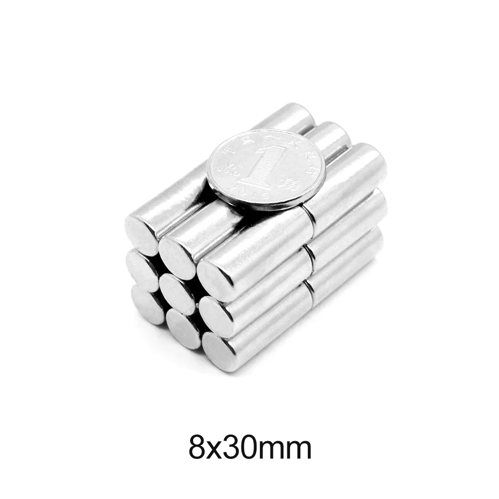 2-5-10-20-30-40pcs-8x30-mm-disc-search-magnet-strong-8mmx30mm-n35