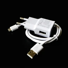 Настенное дорожное зарядное устройство для xiaomi mi 4 3 2 NOTE4 X MAX redmi pro 1S 2S 3 3S 3X NOTE 3 4 4A 4X5, адаптер EU 5V 2A+ usb-кабель mi cro