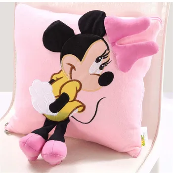 

Disney Cartoon Mickey Minnie Mouse Car Sofa Pillow Quilt Back Cushion Cute Children's Day Gift Action Figure Collect Model M4751