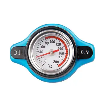 

Car Water Tank Cover with Water Temperature Gauge Thermometer Radiator Cap A30