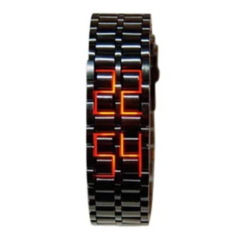 

US personality creative lava led waterproof Swiss digital sport watch male