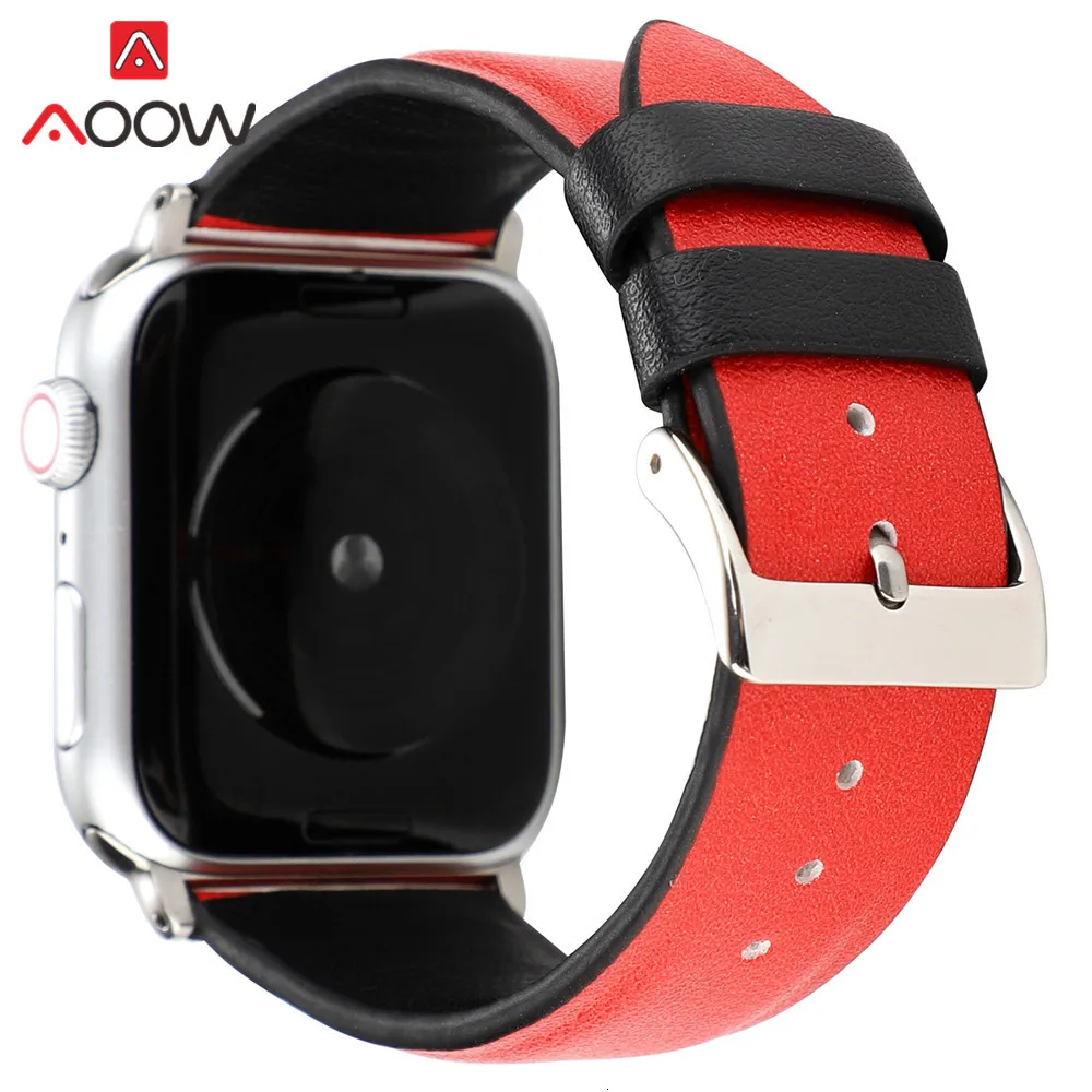 Мультфильм кожаный ремешок для наручных часов Apple Watch 38 мм, 42 мм, 40 мм 44 Микки рисунок «Hello Kitty», сменный ремешок для наручных часов, ремешок