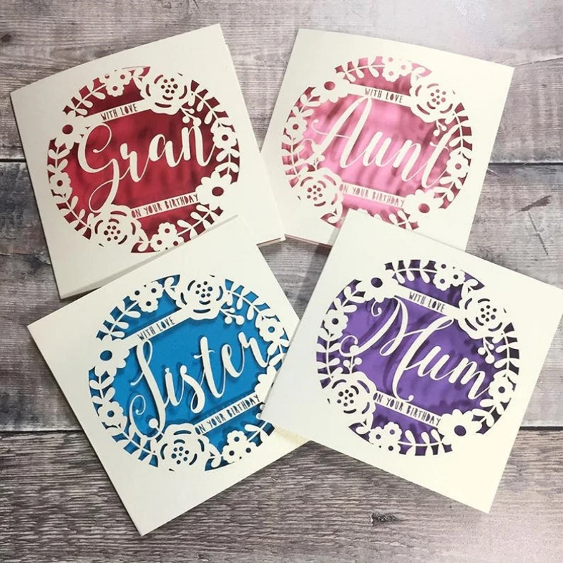 WSND Love Mom Metal Cutting Dies Stencil Scrapbooking DIY Album Stamp Paper Card Embossing Decoration Craft | Дом и сад