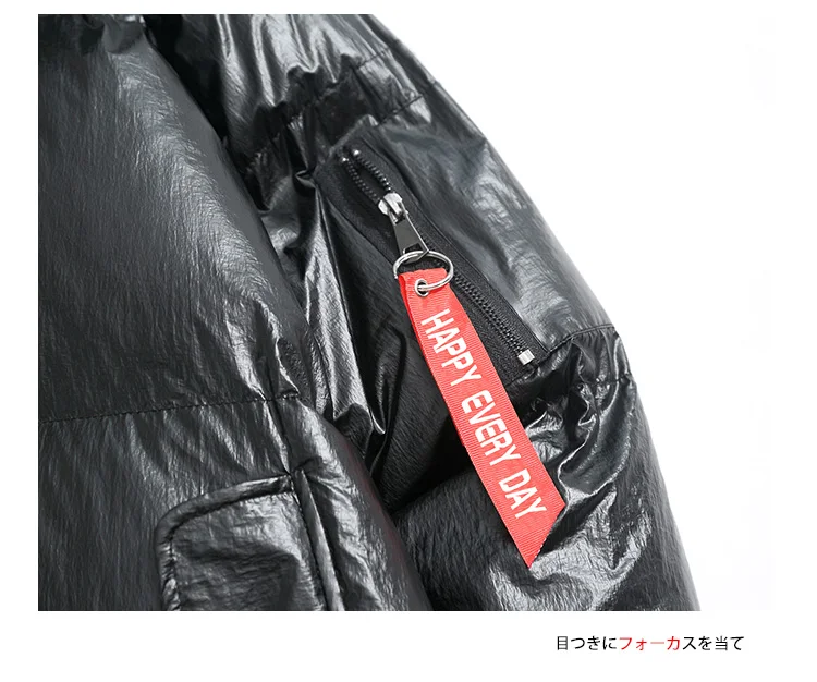Liketkit, зимние куртки для мужчин,, однотонный яркий цвет, Harajuku, Толстая куртка, парка, мужской японский стиль, свободная уличная одежда, 5XL
