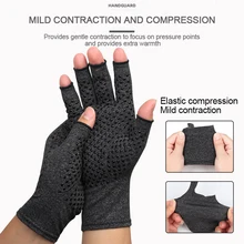 Half-Finger Non-Slip Compression Arthritis Gloves Wrist Support Health Pain Relief Nursing Pressure Training Therapy Wristband