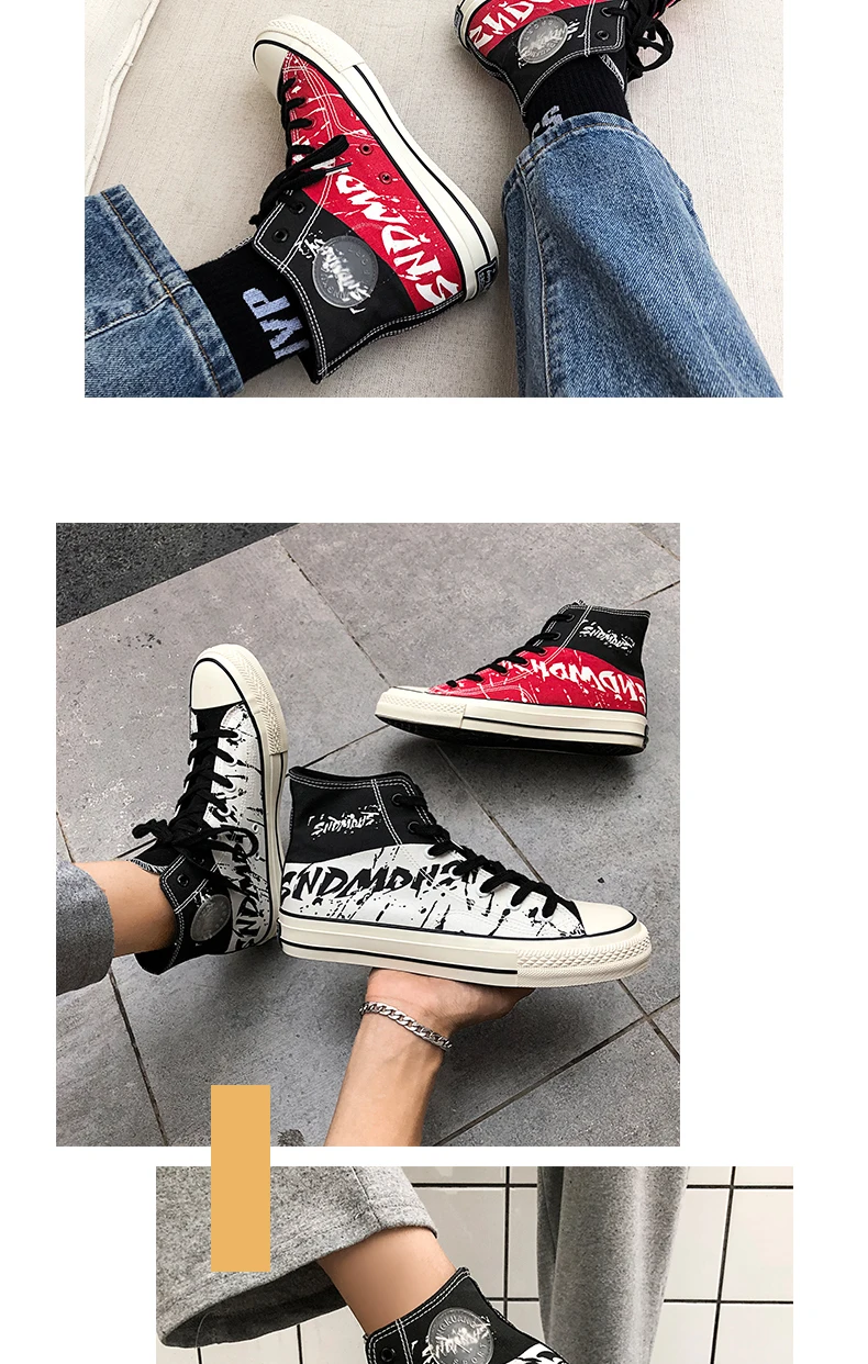 Классические 1970s граффити мужские высокие туфли для скейтбординга Zapatos De Hombre кроссовки звезда желтые кроссовки играть спортивная обувь