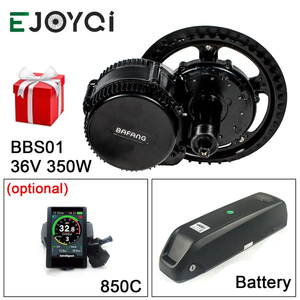 Bafang 8FUN 36V 350W M215 13Ah Li-ion BBS01B 850C DPC18 Gear Sensor Ebike  Mid Drive Motor Conversion Kit with Battery Function - AliExpress Sports \u0026  Entertainment