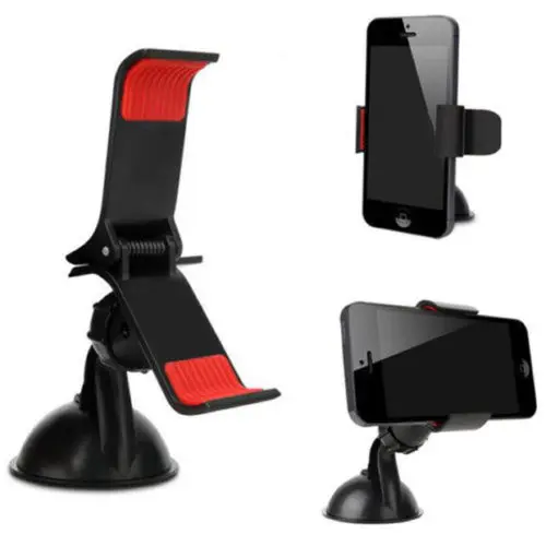 

360 Degree Rotating Car Windshield Holder Mount Stand For Tablet PC Mobile Cell Phone GPS High Quality dropshipping