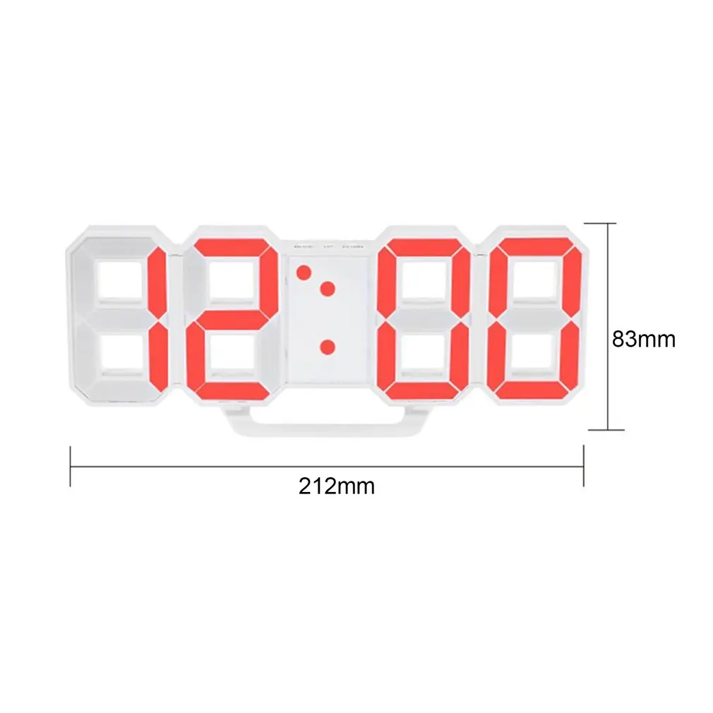 Multi-function Digital LED Wall Clock Temperature Display Watch Timer Vintage Home Decor Timer Wall Clocks