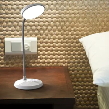 

USB Chargeable LED Desk Table Lamp 3-Level Brightness Eye Protection Reading Light Modern Touch Switch Bedside Study Desk Lamp