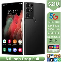 

Original 6.9 Inch Smartphone 10 Core 6800mAh Unlock Global Version 4G 5G Android 10.0 24MP+48MP 12GB+512GB Celulares Smartphone