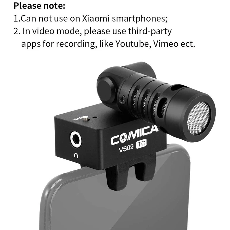 Comica CVM-VS09 TC Smartphone Microphone with Real