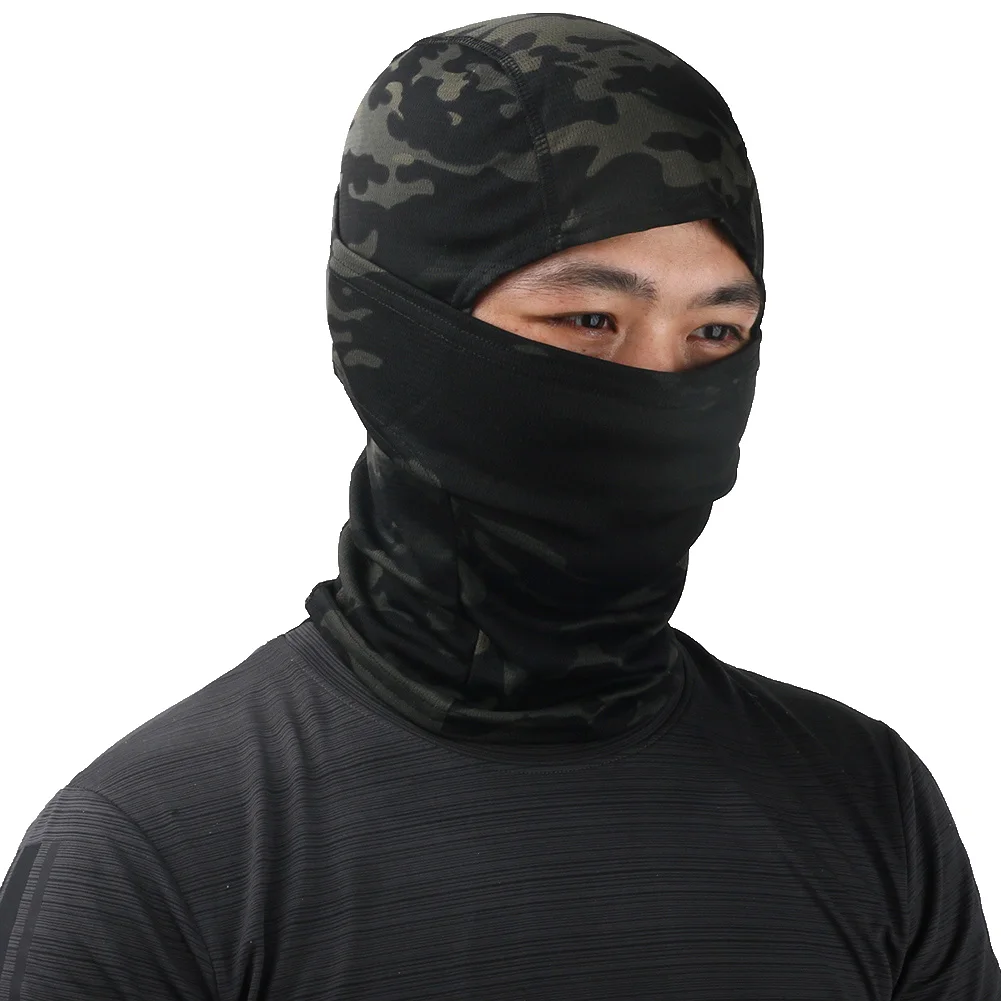 Camouflage Outdoor Cycling Hunting Hood Protection Balaclava Head Face Cover Breathable Scarf