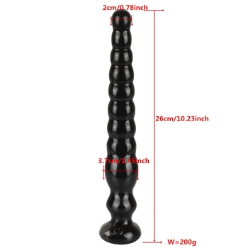 VETIRY Long Anal Plug Anus Backyard Beads Anal Balls With Suction Cup Prostata Massage Butt Plug Sex Toys for Women Men 3