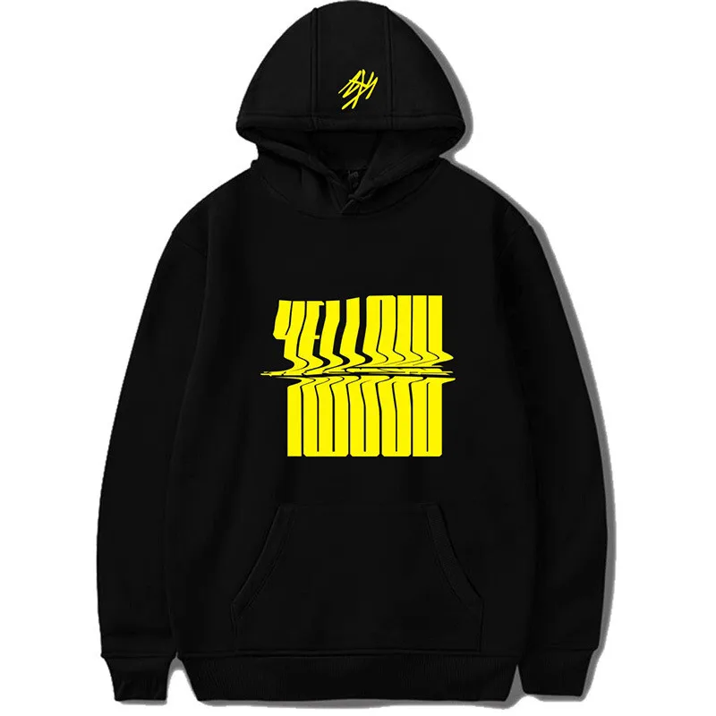PG083 StrayKids альбом желтая древесина толстовки KPOP пуловеры с капюшоном