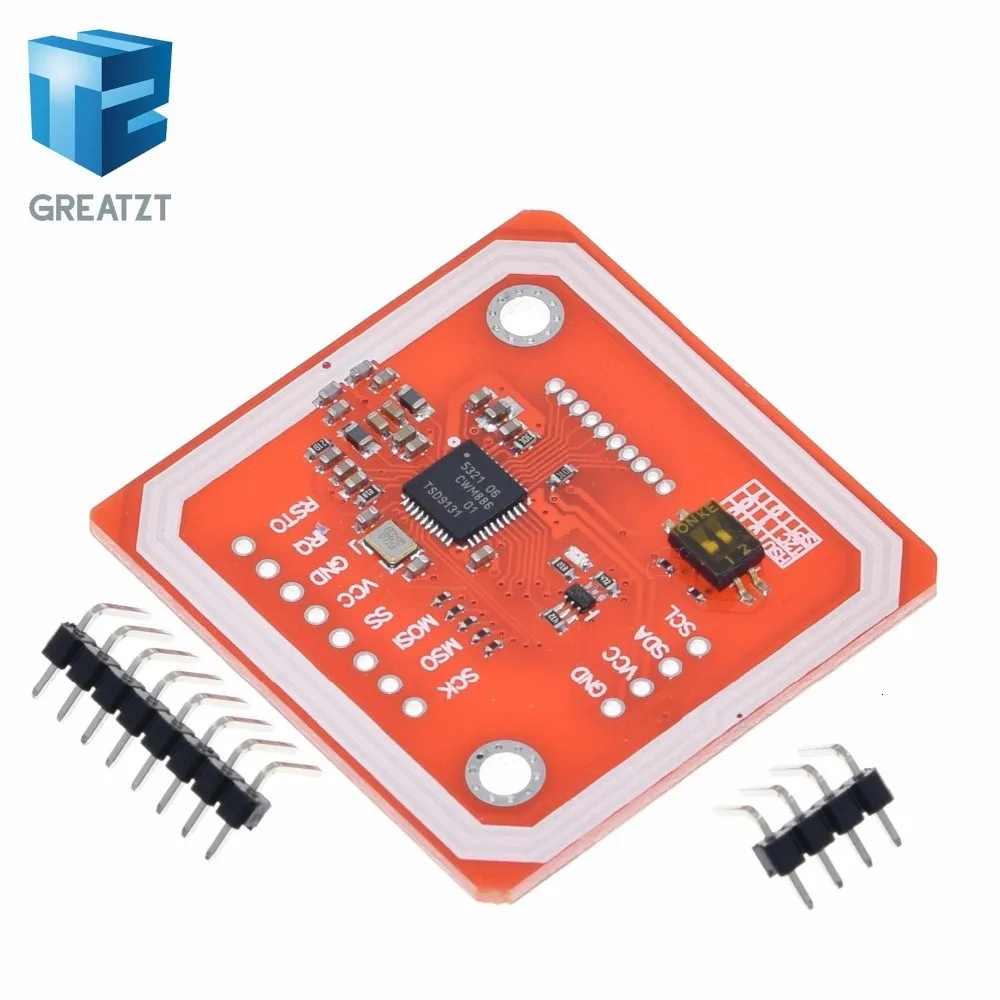 1 комплект GREATZT PN532 NFC RFID беспроводной модуль V3 пользовательские комплекты писатель режим IC S50 карты PCB аттенна IEC IIC SPI HSU для Arduino