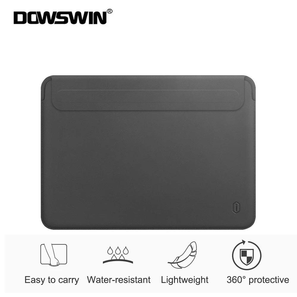 

Laptop Sleeve Bag for MacBook Air 13 11 inch, Ultra-slim PU Leather Case for MacBook Pro 13 15 Inch Waterproof Laptop Bag Case